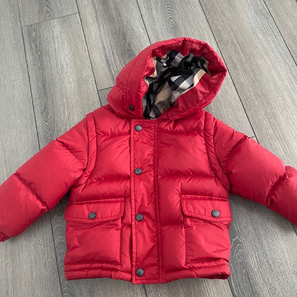 Burberry baby down jacket